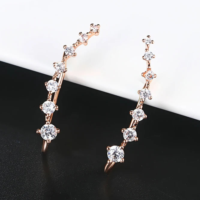 Long Dipper Ear Hook Clip on Earrings for Women