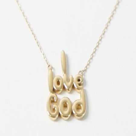 I Love God Pendant