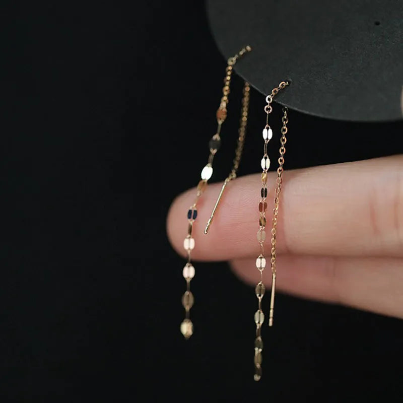 Exquisite Drop Ear Line Long Hanging Earrings