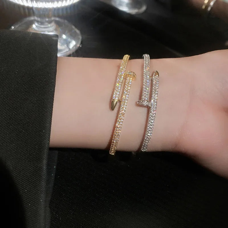 Bangle Luxury Elegant Fashion Simple Shiny Bracelet