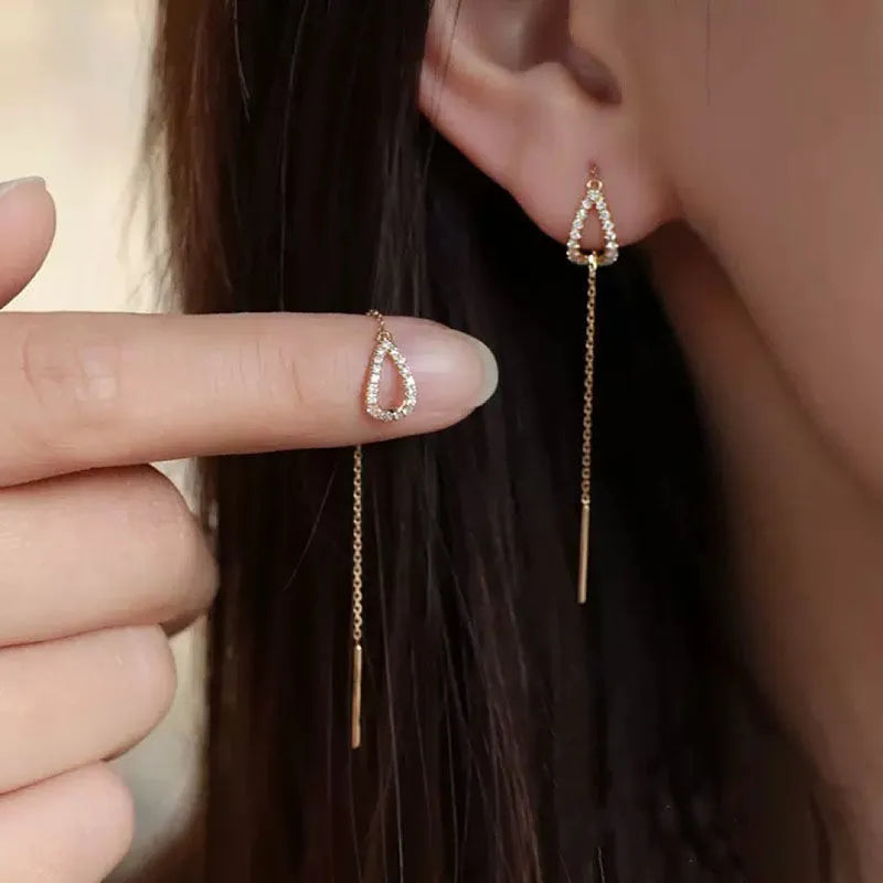 Exquisite Drop Ear Line Long Hanging Earrings